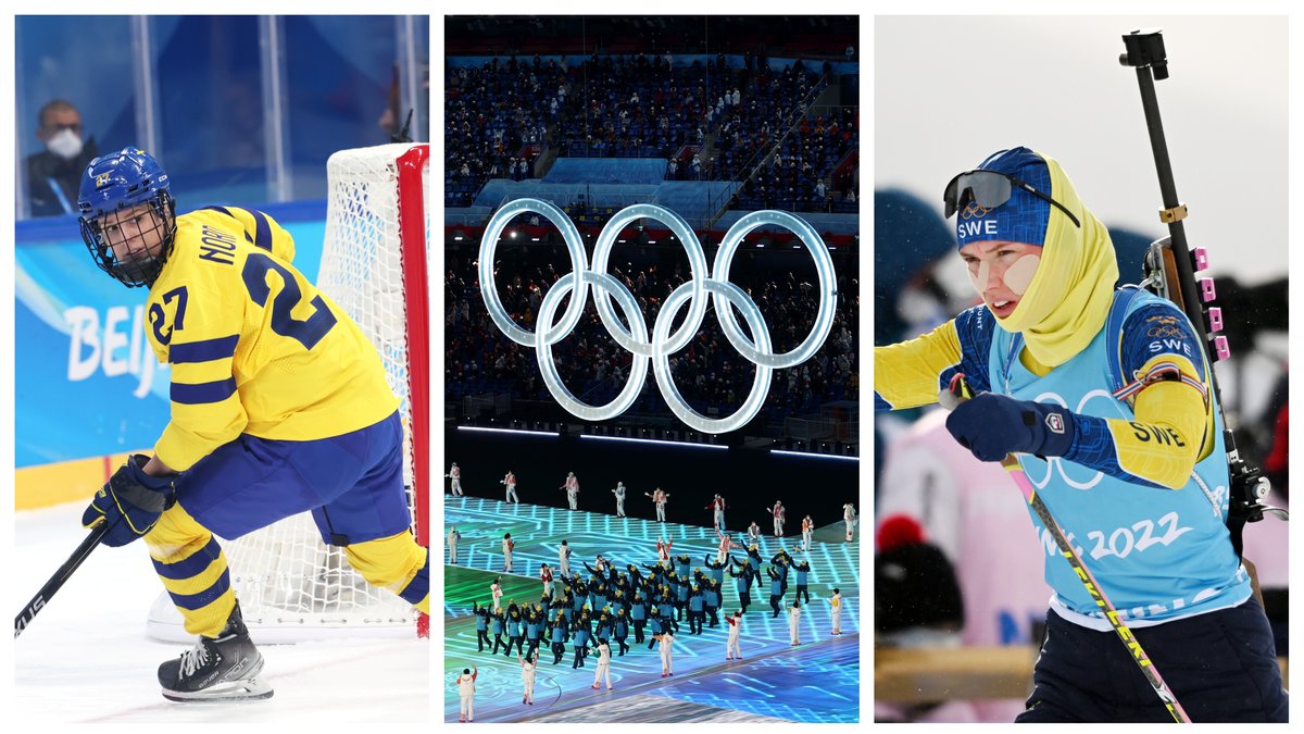 Hur många medaljer har Sverige tagit i OS 2022?